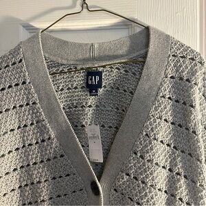 New with tags Gap crochet cardigan sweater - size Medium